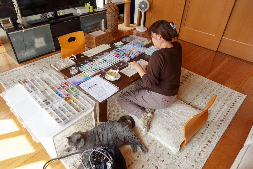 【サンキャッチャーWS ＆ 猫のヒーリング】ワークショップ中の思わぬ出来事